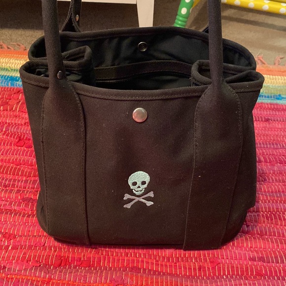 Black canvas tote - Picture 3 of 4